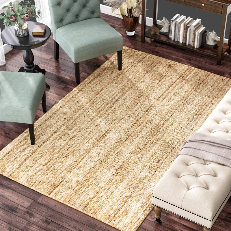 Bay Isle Home Shreya Handmade Braided Jute/Sisal Beige Area Rug